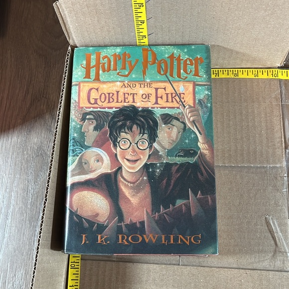 Harry Potter and the Goblet of Fire Hardcopy HC DJ book First Edition 1st print - Picture 4 of 7